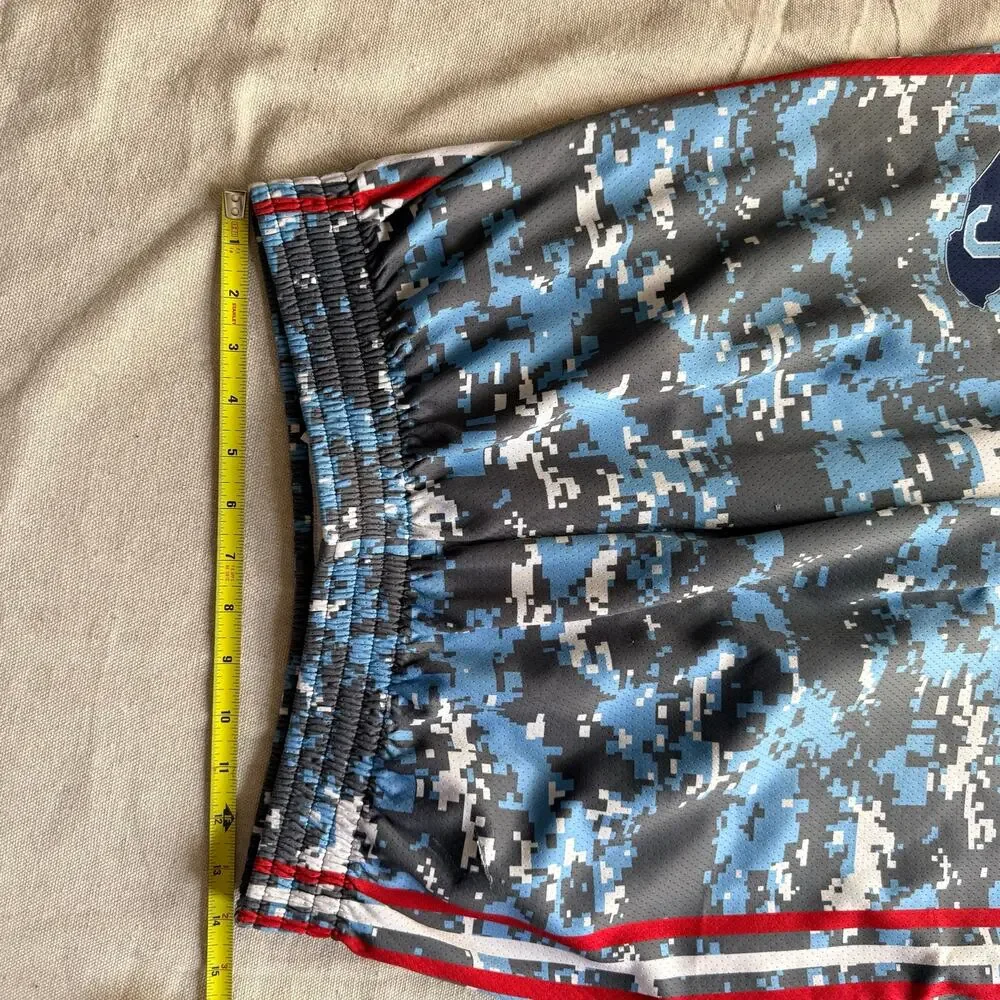 Adidas Shorts Men's L Gym Mesh Digi Camo Basketball SC The Citadel Bulldogs